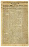 (LITERATURE AND POETRY.) WHEATLEY, PHILLIS. Proposal for Republishing by Subscription, Poems by Phillis Wheatley. To Which will be Adde
